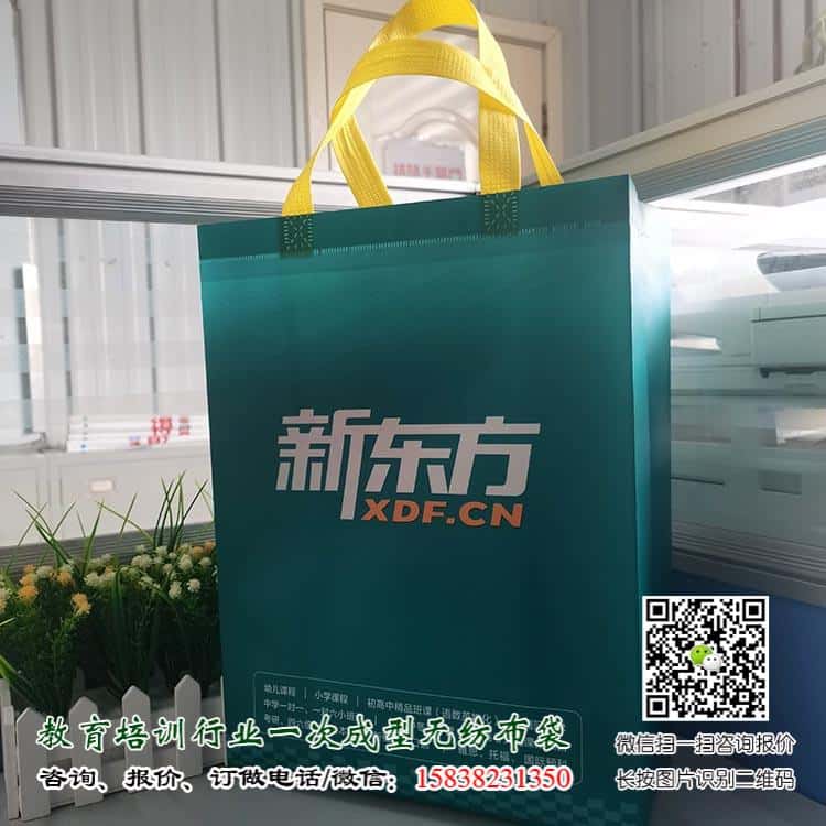 新東方老師好教育培訓手提袋廣告袋學校宣傳袋  第2張