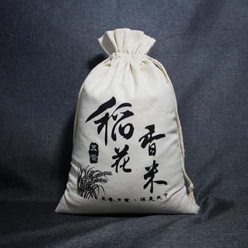 大米帆布袋 帆布大米袋廠家訂做  第4張