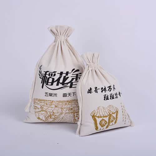 大米帆布袋 帆布大米袋廠家訂做  第3張